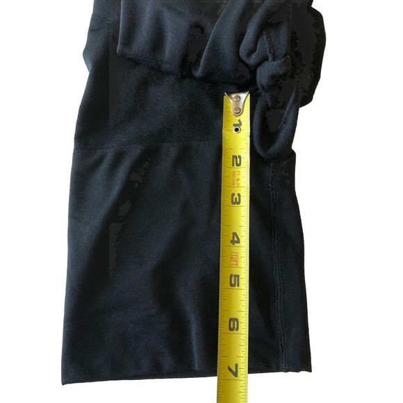 Spanx Power Series Black Body Suit Mid Thigh Size Large - Picture 5 of 8